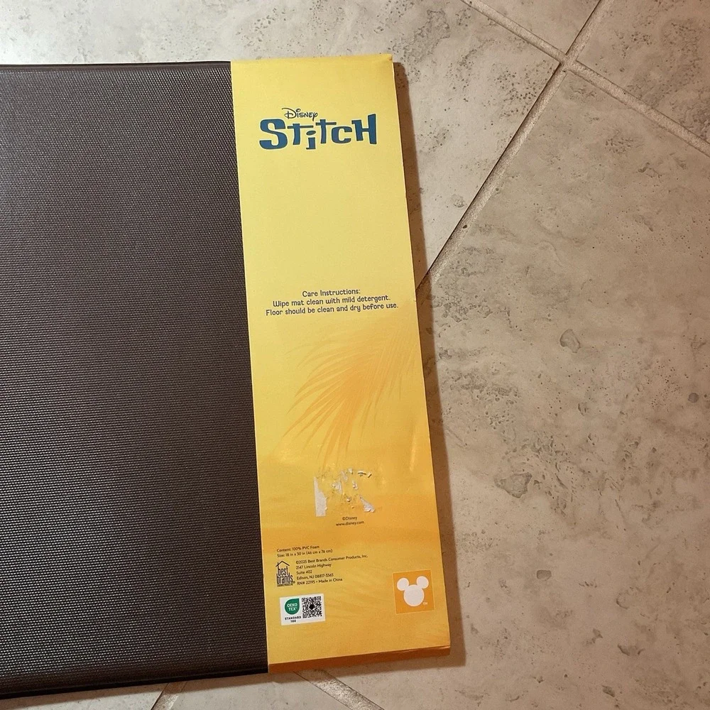 Disney Stitch Anti Fatigue Kitchen Mat 18 X 30